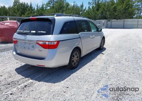 2013 Honda Odyssey Ex-L from USA, damaged, VIN 5FNRL5H69DB055459